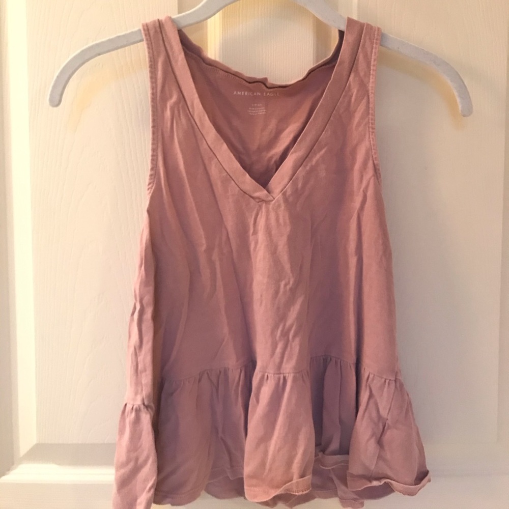 pink tank top